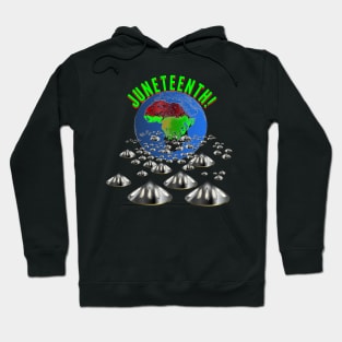 Juneteenth Back to Africa UFO fleet Hoodie